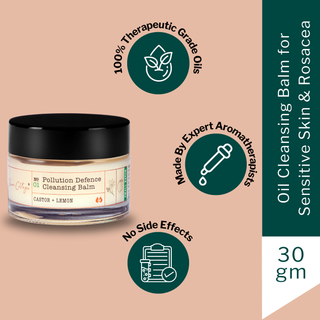 Oil Cleansing Balm for Sensitive Skin (for Rashes, Redness, Dry, Damaged & Rosacea prone skin) (30gm)