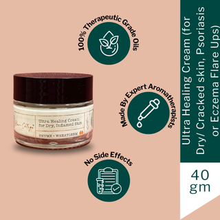 Ultra Healing Cream (for Dry/ Cracked skin, Psoriasis or Eczema Patches & Flare Ups) (40gm)