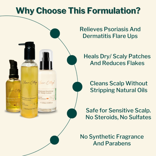 Scalp Psoriasis and Dermatitis 3 Step Care Bundle