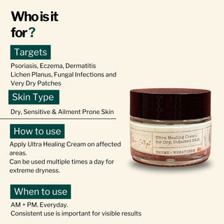 Ultra Healing Cream for Psoriasis Patches & Flare Ups