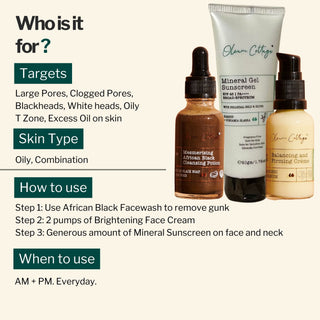 Oily & Combination Skin 3 Step Bundle