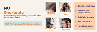 Scalp 2 step bundle for dandruff, flaky scalp, oily roots, scalp itching and scalp buildup, helping reduce inflammation, improve scalp health and promote smoother hair with healthier roots.