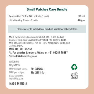 Small Patches - Eczema and Psoriasis Care Bundle