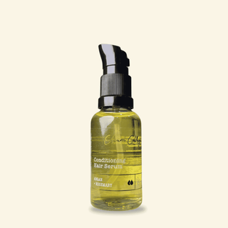 Oleum Cottage Conditioning Hair Serum with argan and rosemary oils, 30ml silicone-free serum for frizz control and hair repair.